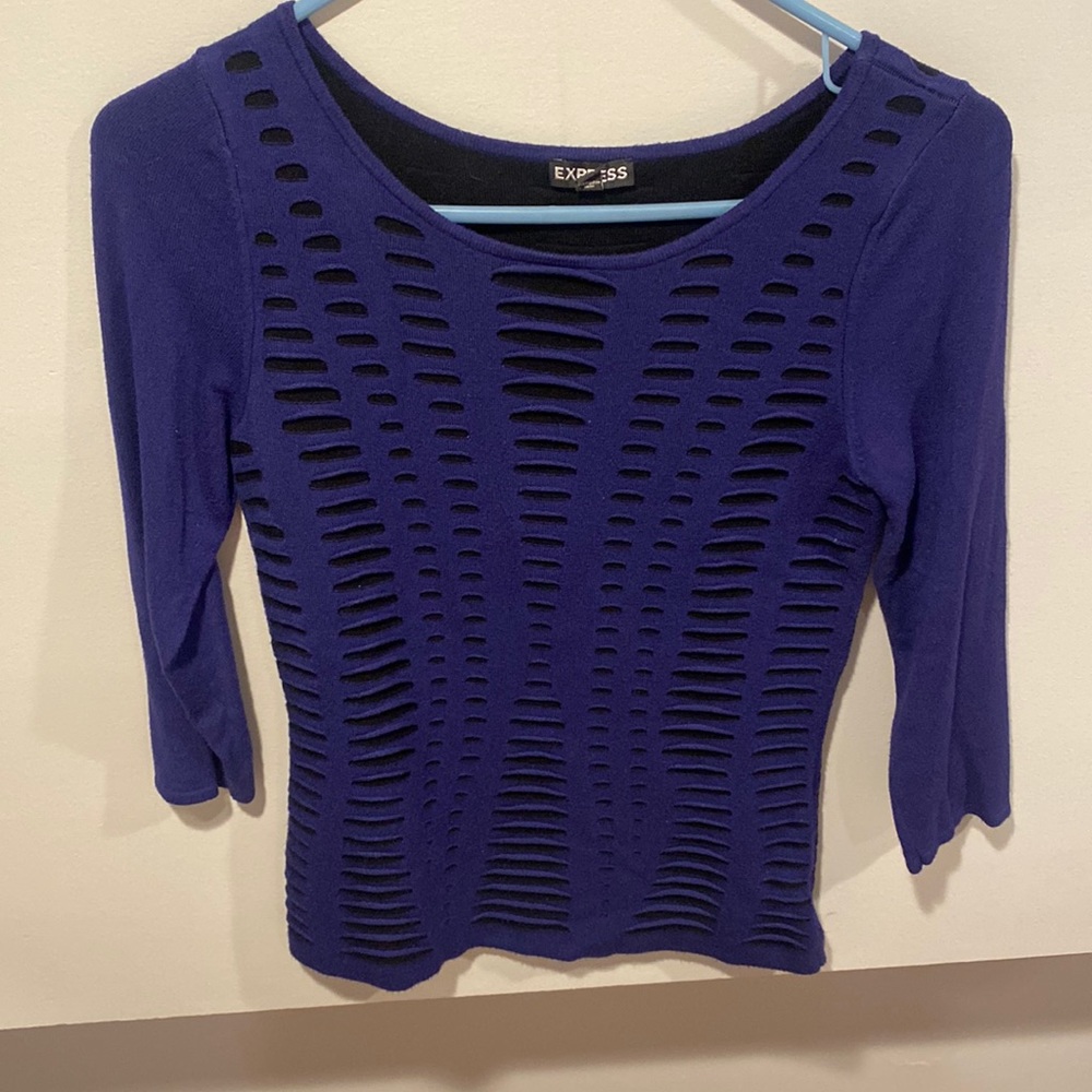 Express 3/4 sleeve sweater